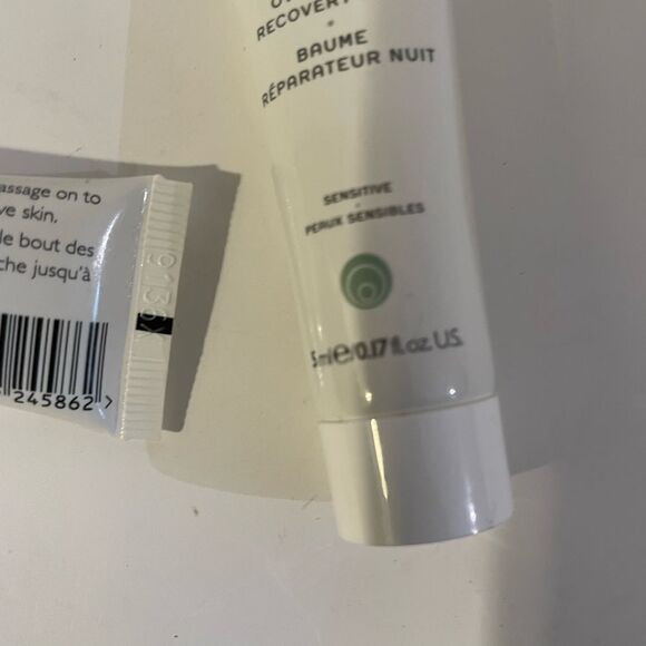 2 REN Clean Skincare Evercalm Overnight Recovery Balm Travel Size 5ml/.17 oz New - Picture 4 of 4